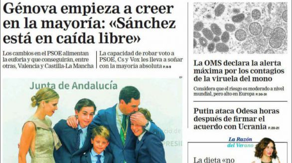 Las portadas de este domingo 24 de julio