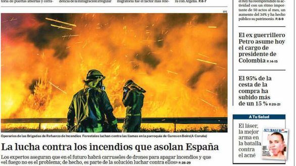 Las portadas de este domingo