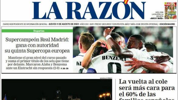 Las portadas de los diarios de este jueves
