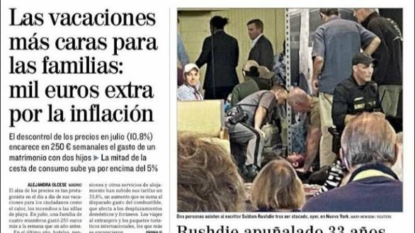 Las portadas de los diarios de este sábado