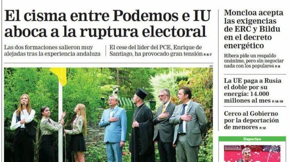 Las portadas de este jueves