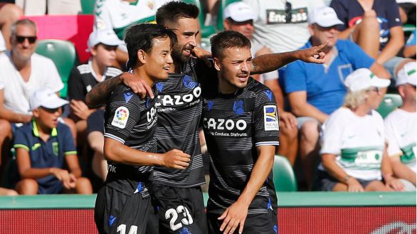 LaLiga. La Real Sociedad se impone por la mínima al Elche