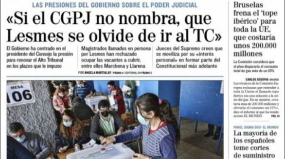 Las portadas de este lunes
