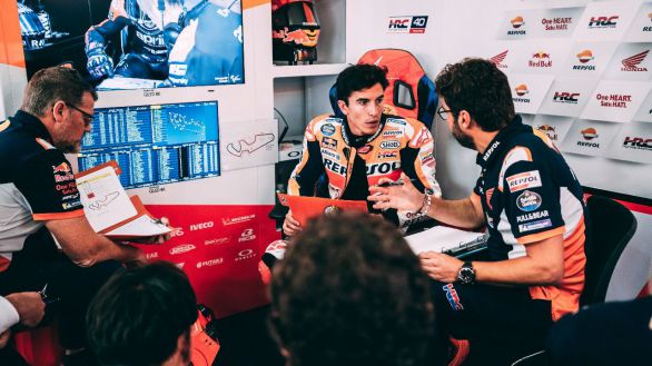 MotoGP. Marc Márquez aumenta su optimismo tras su regreso en Aragón