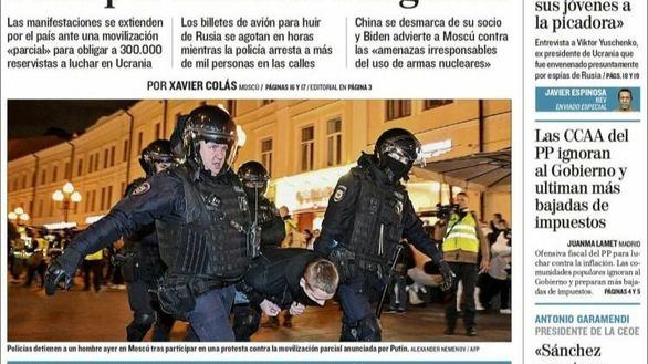 Las portadas de este jueves