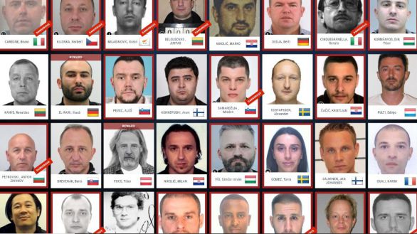 Europol solicita la ayuda ciudadana para atrapar a los fugitivos más buscados