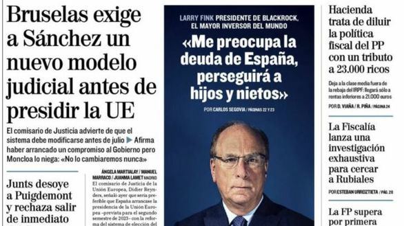 Las portadas de este viernes