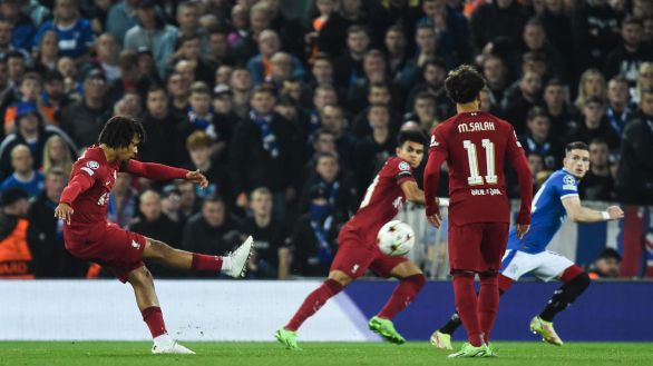 Liga de Campeones. El Liverpool toma impulso frente al Rangers