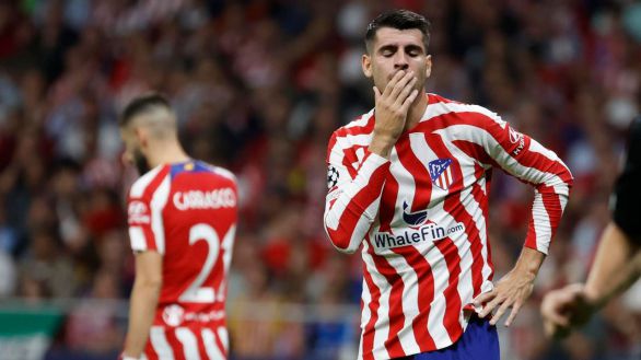 Liga de Campeones. El Atlético se estrella en Mignolet y Simeone escucha pitos