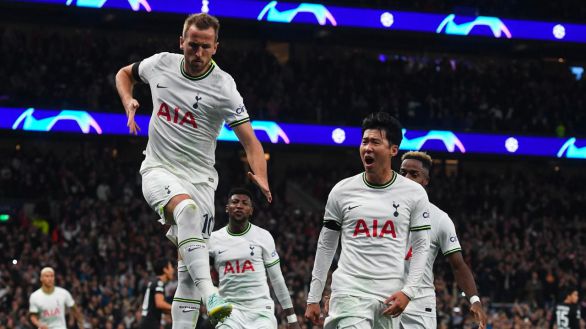 Liga de Campeones. Kane y Son rescatan al Tottenham de Conte