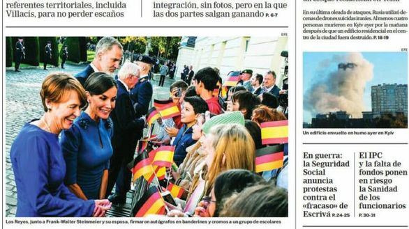 Las portadas de los diarios de este martes, 18 de octubre