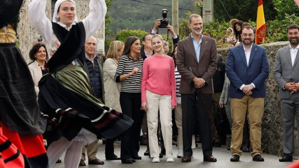 La princesa Leonor y la infanta Sofía se tuvieron que ausentar de Cadavedo