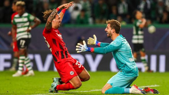 Liga de Campeones. El Eintracht congela Lisboa camino de los octavos de final