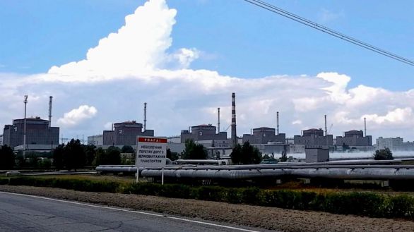 Inspección urgente de la central nuclear de Zaporiyia por el bajo nivel del embalse que la enfría