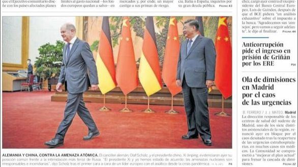 Las portadas de este sábado, 5 de noviembre