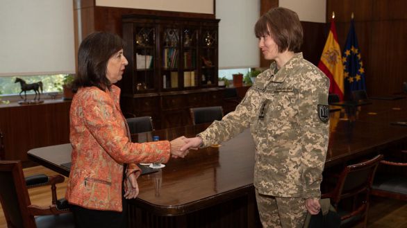 Llegan a España los primeros 31 militares ucranianos de los 400 que se entrenarán en Toledo