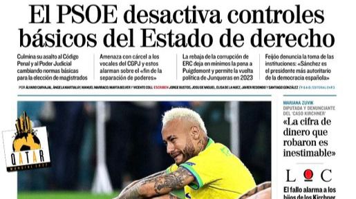 Las portadas de este sábado