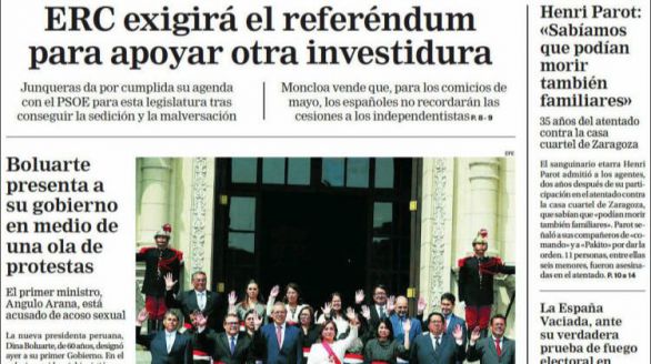 Las portadas de este domingo