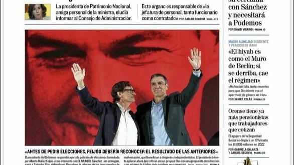 Las portadas de este lunes