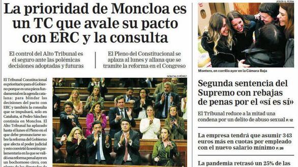 Las portadas de este viernes