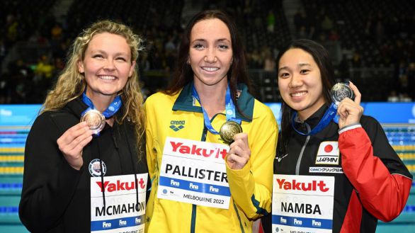 Mundial piscina corta. Imperial Lani Pallister en la jornada de los récords