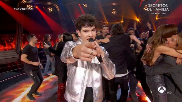 Antena 3 arrasa con la final de La Voz a la cabeza