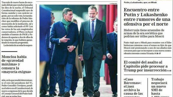 Las portadas de este martes