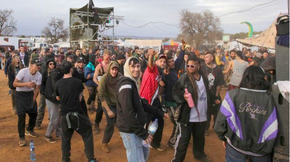 La rave ilegal de fin de año en Granada planea continuar hasta después de Reyes