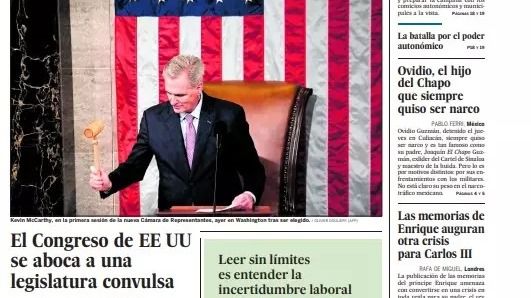 Las portadas de este domingo, 8 de enero