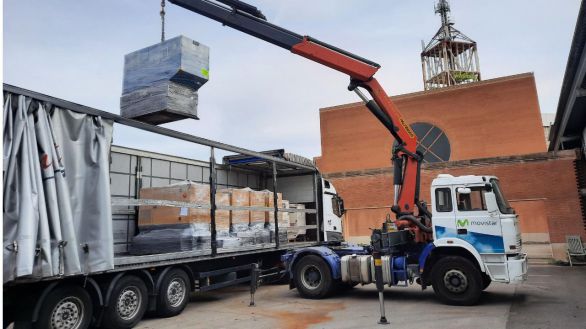 Fundación Telefónica envía 14 generadores a Ucrania