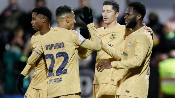 Copa del Rey. Un Barcelona firme accede a cuartos goleando al Ceuta