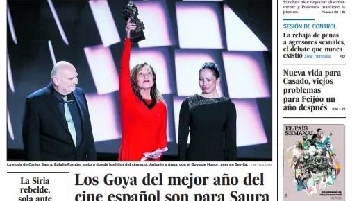 Las portadas de los periódicos de este domingo