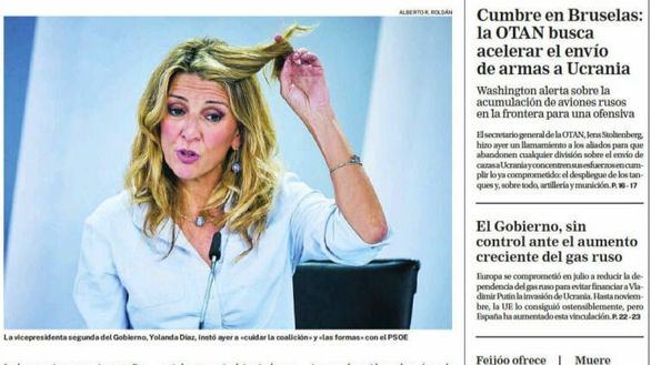 Las portadas de este miércoles