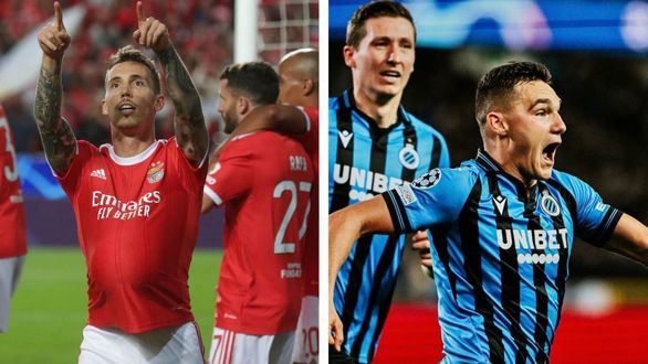 Liga de Campeones. El Benfica, a certificar su pase ante un Brujas en caída libre