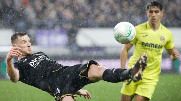 Conference League. El Villarreal saca un empate de la cancha del Anderlecht