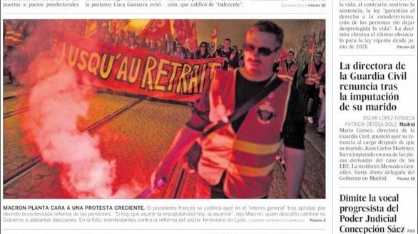 Las portadas de este jueves
