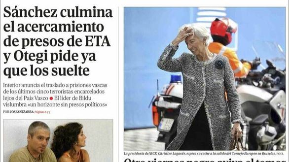 Las portadas de este sábado, 25 de marzo