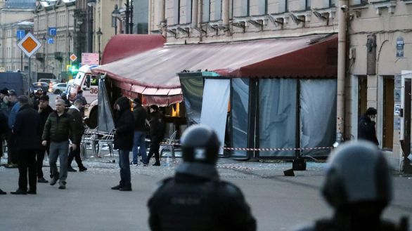 Muere un conocido bloguero militar prorruso en una explosión en San Petersburgo