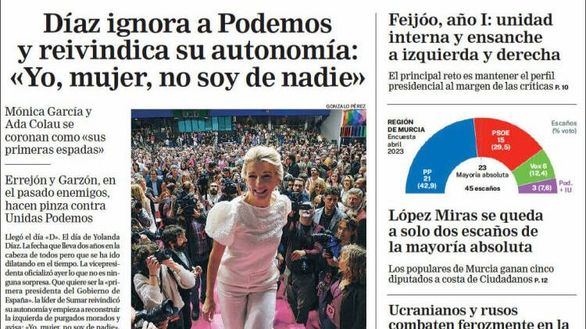 Las portadas de los periódicos de este lunes, 3 de abril