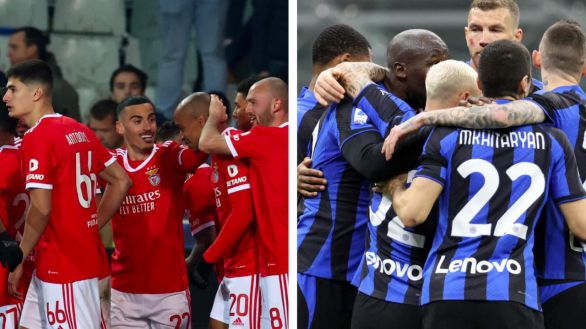 Liga de Campeones. El Benfica, sin Otamendi frente a un Inter con Lukaku en el banquillo