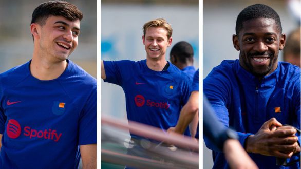 LaLiga. El Barcelona, cerca de recuperar a tres jugadores vitales: Pedri, De Jong y Dembélé