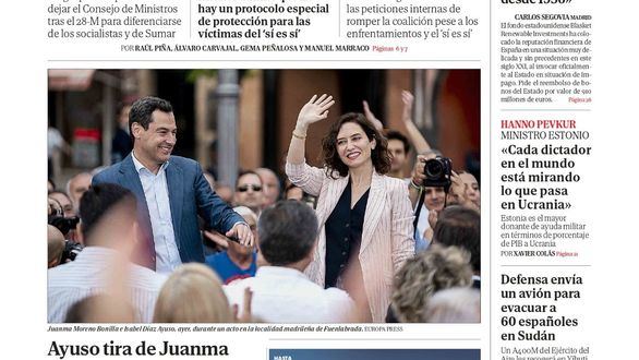 Las portadas de los periódicos de este sábado, 22 de abril