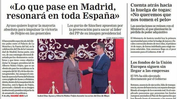 Las portadas de este miércoles