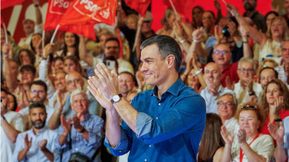 Sánchez se suma a la campaña augurando 