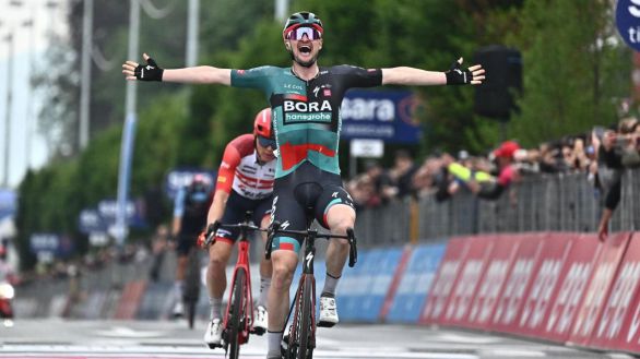 Giro 2023. Denz da una alegría al Bora antes de Crans Montana