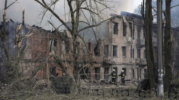 Rusia ataca un hospital para enfermos mentales en Ucrania