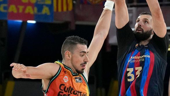 ACB. Mirotic lidera el triunfo del Barcelona ante el Valencia