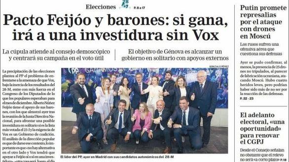 Las portadas de este miércoles, 31 de mayo