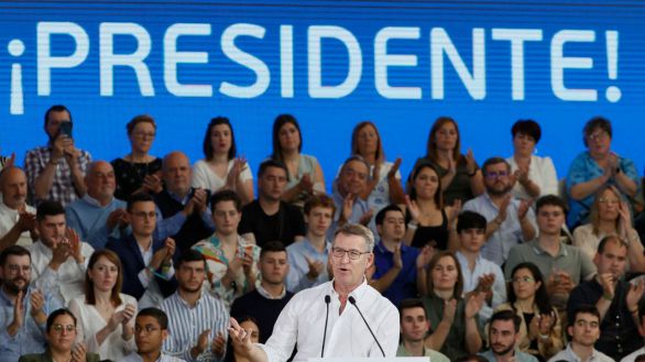 Feijóo augura una victoria del PP 