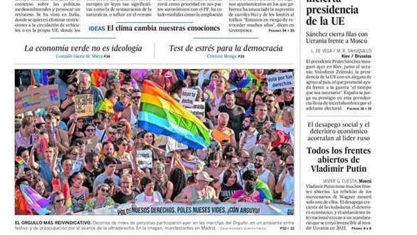 Las portadas de este domingo